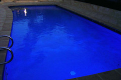 Sapphire Blue at Night.
