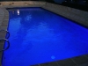 Sapphire blue at night