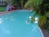 White painted pool