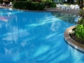 Daydream Island Resort with pool showing finish.