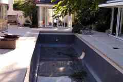 Pools painted with Lava Grey colour