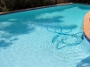 Pool  painted in colour Sky Light Blue.