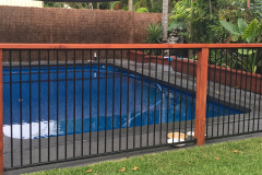 Ex vinyl liner pool restored with Homebush Blue in Mackay QLD