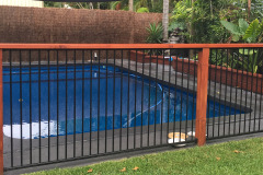 Ex vinyl liner pool restored with Homebush Blue in Mackay QLD