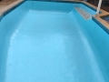 Two coats of Bondi - Mid Blue