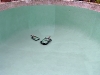 Pebblecrete pool coated with Wave Green