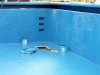 College pool with new paint