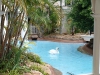 Sheraton Mirage Hotel and Resort with white swan
