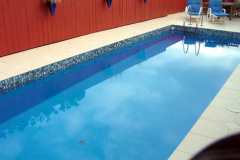 Pools painted with  Sapphire Dark Blue colour