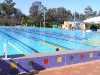 Whitlam Aquatic Centre painted.